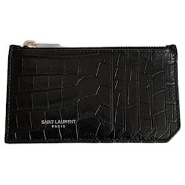 Saint Laurent-Bolsas, carteiras, casos-Preto