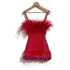 STAUD  Dresses T.International S Viscose Red