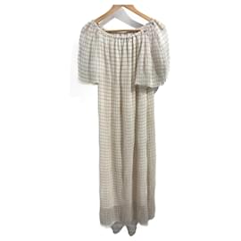 Calvin Klein-CALVIN KLEIN Dresses T.International S Polyester-Beige