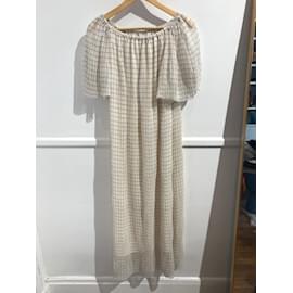 Calvin Klein-CALVIN KLEIN Dresses T.International S Polyester-Beige