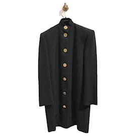 Balenciaga-BALENCIAGA  Coats T.International XS Wool-Black
