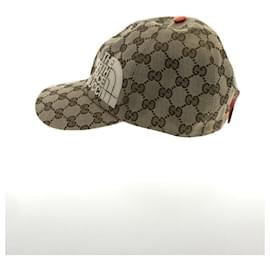 Gucci-**Boné Beisebol GG GUCCI × THE NORTH FACE Bege-Bege