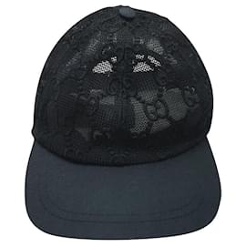 Gucci-**Boné de nylon preto Gucci-Preto
