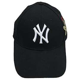 Gucci-**Boné preto de algodão Gucci-Preto