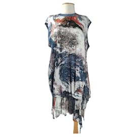 Vestido Diesel de algodón multicolor Multicolor