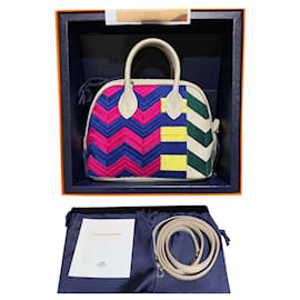Hermès-Hermès MINI BOLIDE SERIES LIMITED ZIG ZAG Plusieurs couleurs-Multicolore