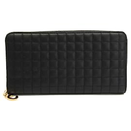 Céline-Céline Large Flap Wallet-Black