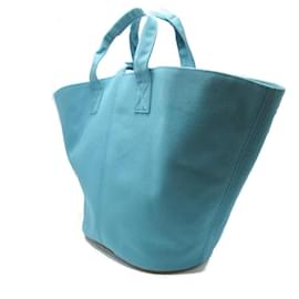 Hermès-Bolso tote Hermes con bolsa-Azul