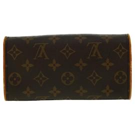Louis Vuitton-LOUIS VUITTON Monogram Pochette Twin PM Shoulder Bag M51854 LV Auth rd4908-Monogram