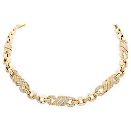 inconnue collar de oro amarillo, diamantes. Otro