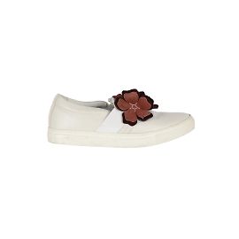 Tênis Lanvin com apliques florais Branco