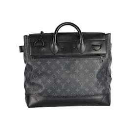 Louis Vuitton-Louis Vuitton Monogram Eclipse Steamer -Black