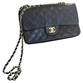 Chanel-Timeless lined flap bag-Black