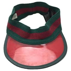 **Gorra con visera deportiva Gucci Roja Verde