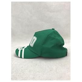 Gucci-**Boné de algodão verde Gucci-Verde