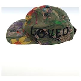 Gucci-**Boné de beisebol floral verde Gucci-Verde