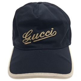 **Berretto da baseball con logo blu navy Gucci Blu navy