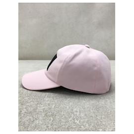 Fendi-**Fendi Pink Cotton Baseball Cap-Pink