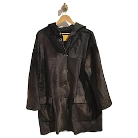 Lanvin-LANVIN  Coats T.International XL Fur-Brown
