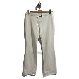 Chloé Jeans T.FR 38 Coton Blanc