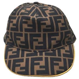**Gorra FENDI KIDS Algodón Marrón Castaño