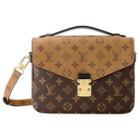 Louis Vuitton Monogramm Reverse Metis Handtasche Braun Braun