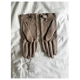 Hermès-Gloves-Taupe