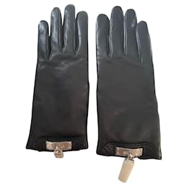 Hermès-Gloves-Black