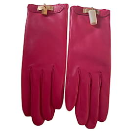 Hermès-Handschuhe-Pink