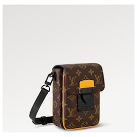 Louis Vuitton-LV S Lock vertical wallet-Brown