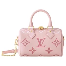 Louis Vuitton-LV speedy 20 couro rosa-Rosa