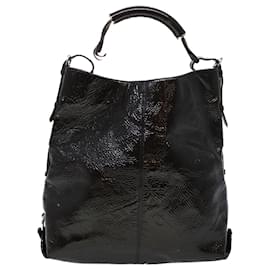 Bally-BALLY Shoulder Hand Bag Leather 2Set Black Navy Auth bs5144-Black,Navy blue