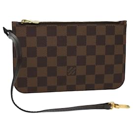 Louis Vuitton-Bolsa LOUIS VUITTON Damier Ebene Neverfull PM LV Auth 41758-Outro