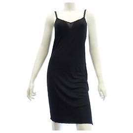 Chanel schwarzes Kleid Schwarz