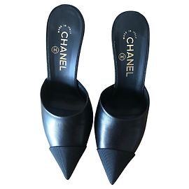 Chanel Mules Black
