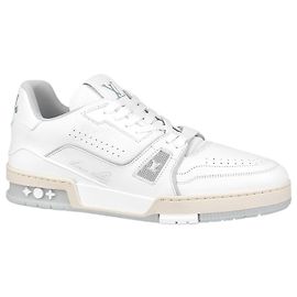 Louis Vuitton Trainers White Leather White
