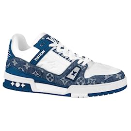 Louis Vuitton-LV Trainers neues Denim-Blau