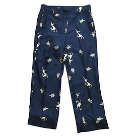 Max Mara Pantaloni, ghette Blu navy