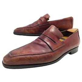 SCARPE BERLUTI MOCASSINI ANDY DEMESURE 9.5 43.5 SCARPE MOCASSINI IN PELLE Cammello