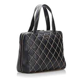 Chanel-CC Wild Stitch Handbag-Black