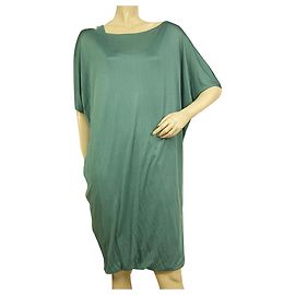 Bally Turquoise Bubble Hem Blouson Longueur genou Robe de cocktail en soie taille 46 IT Turquoise