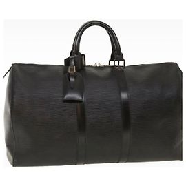 Louis Vuitton Keepall 45 Pelle Epi Nero