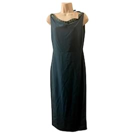 Burberry-Burberry silk dress Melinda-Green