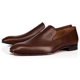 CHRISTIAN LOUBOUTIN Mocassini tarassaco marroni Marrone