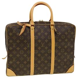 Louis Vuitton-LOUIS VUITTON Monogram Porte Documents Voyage Business Bag M53361 LV Auth 41686-Monogram