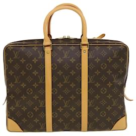 Louis Vuitton-LOUIS VUITTON Monogram Porte Documents Voyage Business Bag M53361 LV Auth 41686-Monograma
