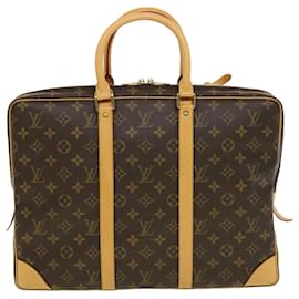 Louis Vuitton-LOUIS VUITTON Monograma Porte Documentos Voyage Business Bag M53361 Autenticação de LV 41686-Monograma