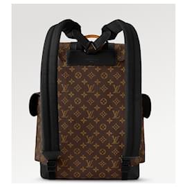 Louis Vuitton-LV Christopher MM Monogramma macassar-Marrone