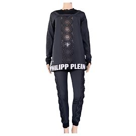 Terninho Philipp Plein preto e branco em poliamida Preto Branco
