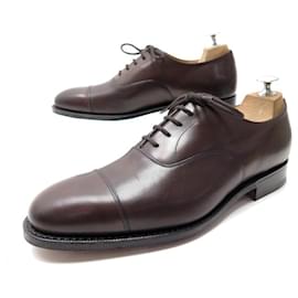 Church's-NEW CHURCH'S RICHELIEU CONSUL SHOES 173 7F 41 BROWN LEATHER SHOES-Brown